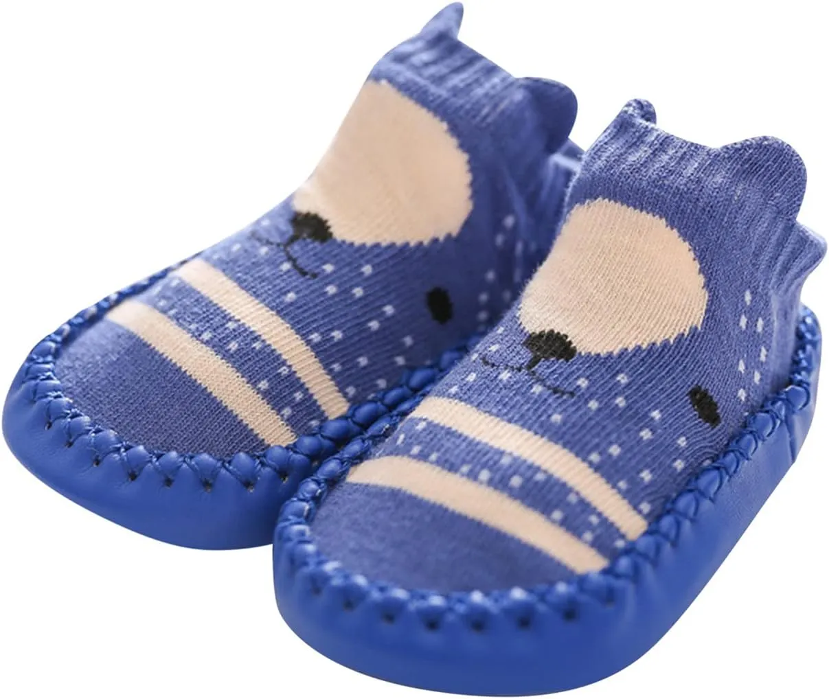 Baby Girl Shoes, 0-24 Months Newborn Baby Boys Girls Cartoon Sock Shoes Non-Slip First Walkers Shoes Black Boots