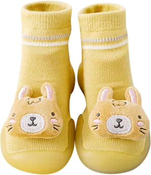Baby Girl Shoes,Baby Sock Shoes Toddler Newborn Boys Girls First Walking Shoes Cute Cartoon Antislip 0-3 Years