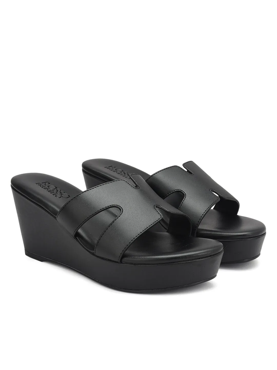 Black Curve Wedges