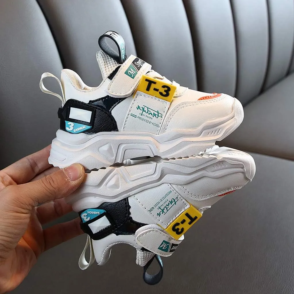 Boys' Sneakers Shoes Sports Lightweight Neutral Fashion Children's Casual Shoes Outdoor Baby Walking Shoes for Babies