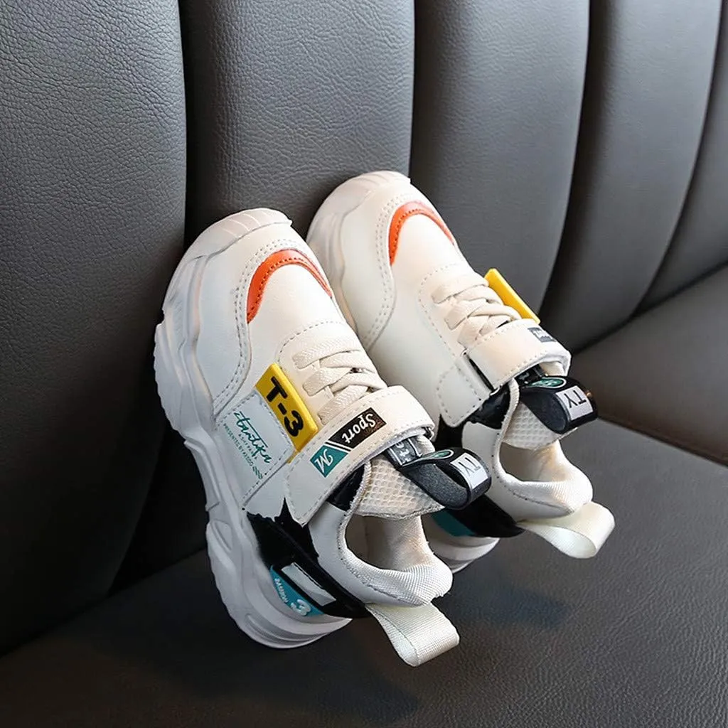 Boys' Sneakers Shoes Sports Lightweight Neutral Fashion Children's Casual Shoes Outdoor Baby Walking Shoes for Babies