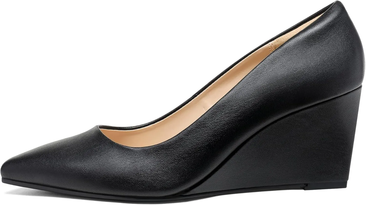 DREAM PAIRS Women's Wedges Closed Toe High Heels Dress Wedding Bride Pointed Toe Pumps Shoes