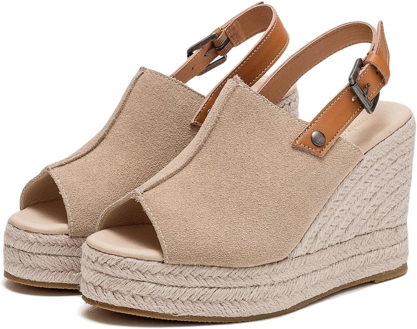 Espadrille Wedge Sandals for Women-Comfortable and Breathable Womens, Comfortable Fish Mouth Wedges, Can Be Worn with Shopping, Dresses, Jeans, Shorts