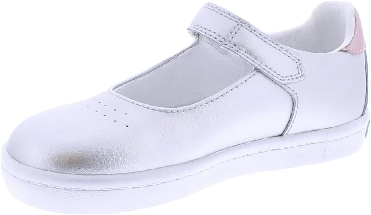 FOOTMATES Girl's Stella-Leather (Infant/Toddler/Little Kid) Sneaker