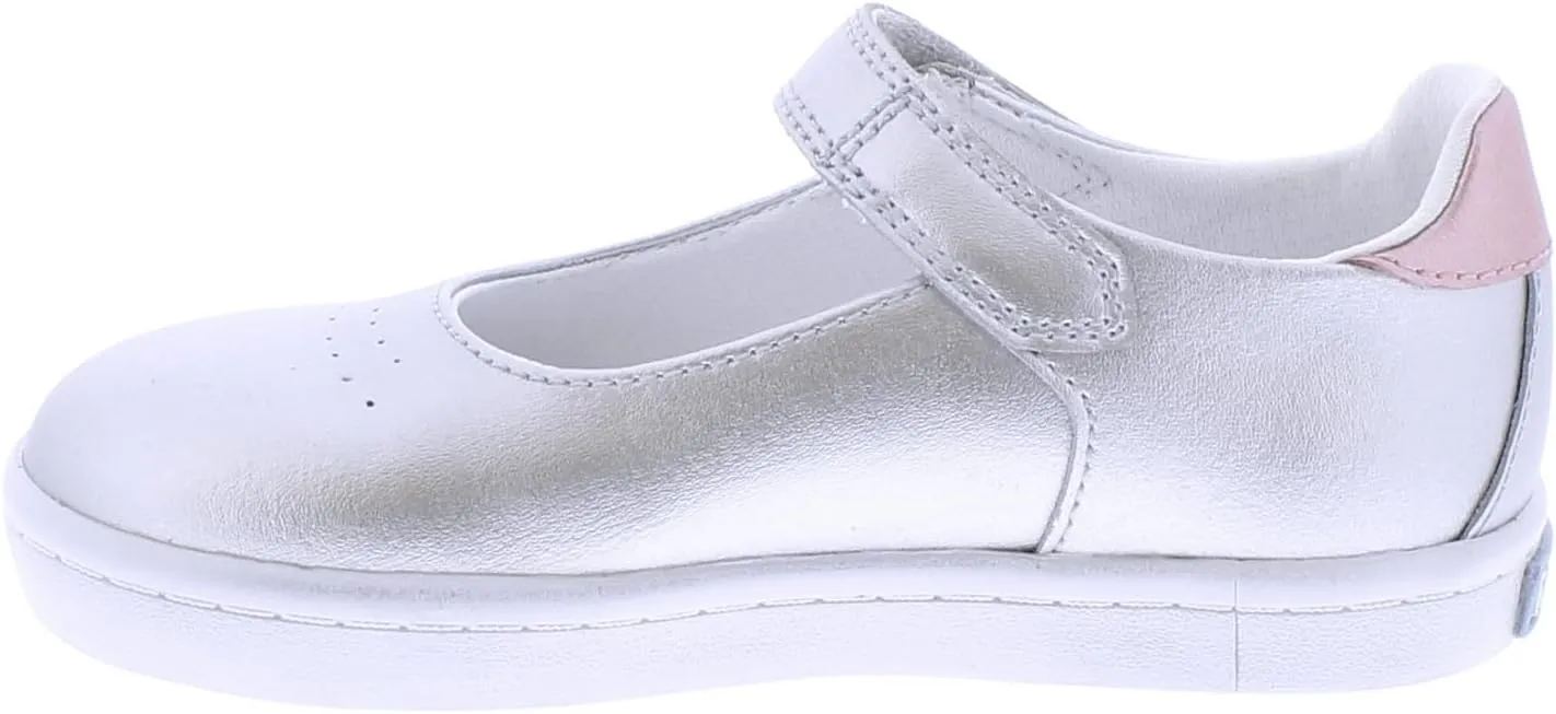 FOOTMATES Girl's Stella-Leather (Infant/Toddler/Little Kid) Sneaker