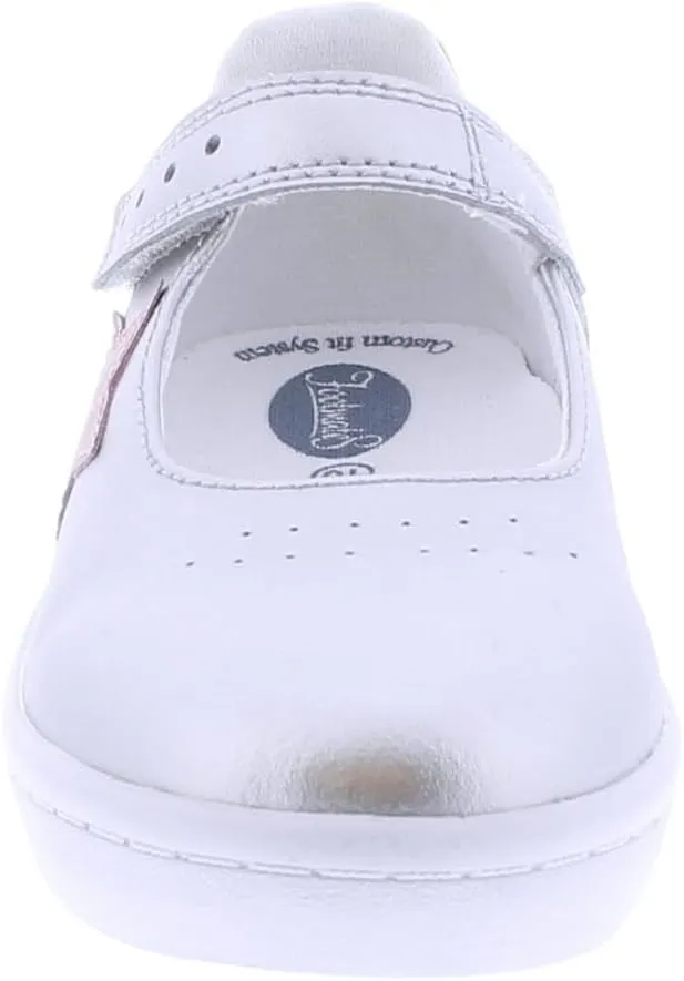 FOOTMATES Girl's Stella-Leather (Infant/Toddler/Little Kid) Sneaker