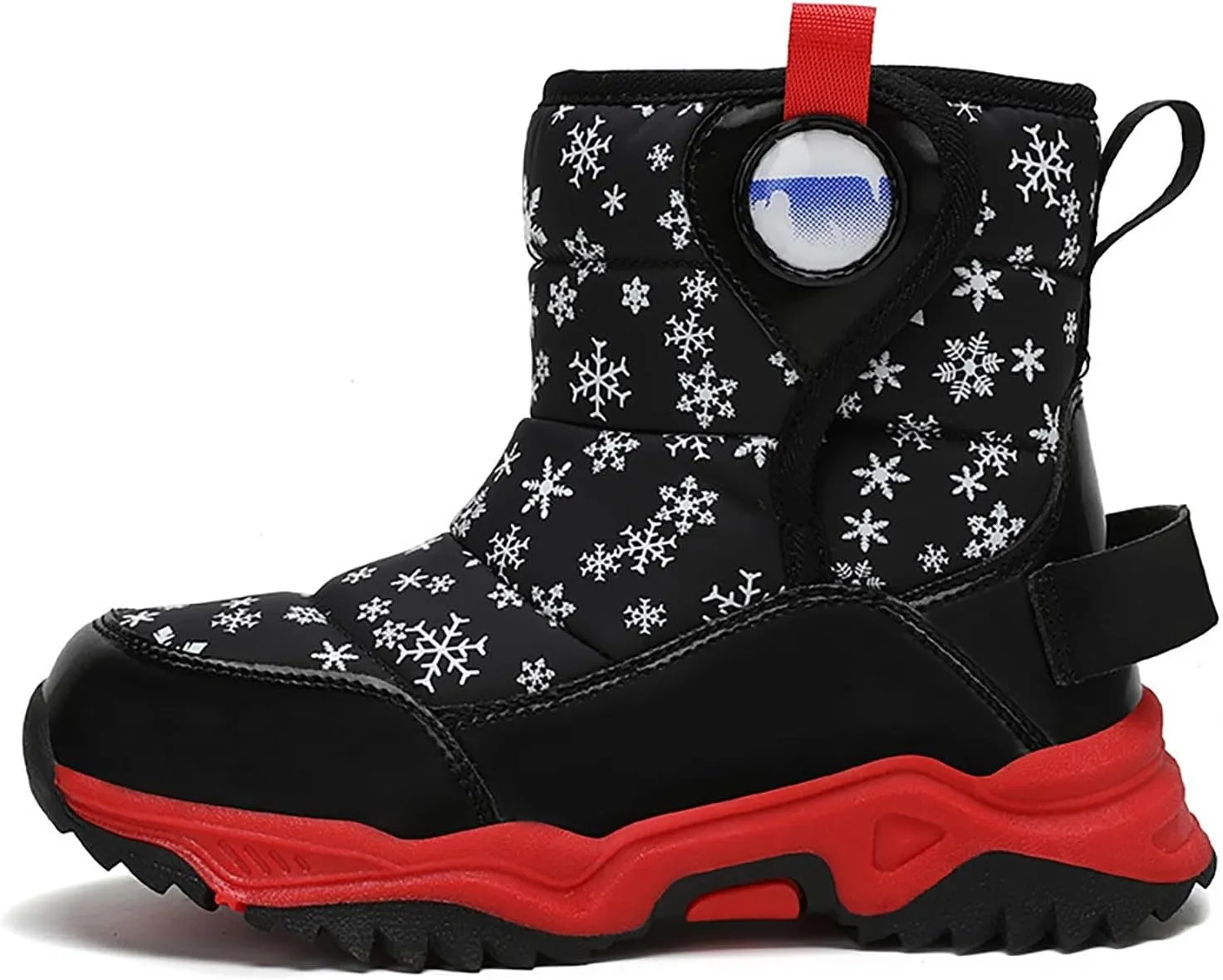Girls Boys Snow Boots Outdoor Warm Comfortable Non Slip Mid Calf Padded Small Big Kids Winter Shoes Girls Boots Size 13