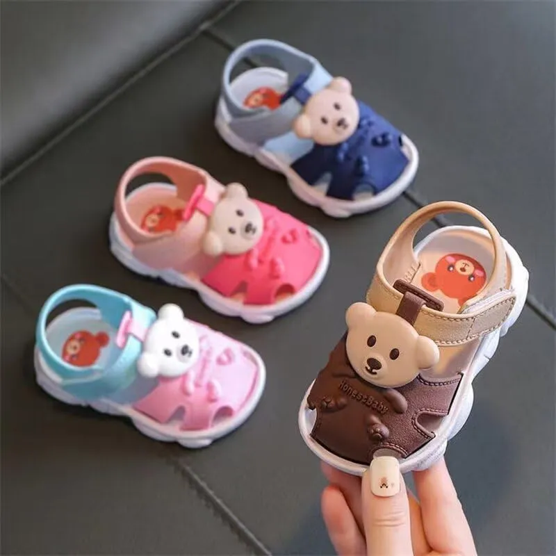 Infant Boys Girls Anti Slip Cartoon Sandals for Outdoor Walking