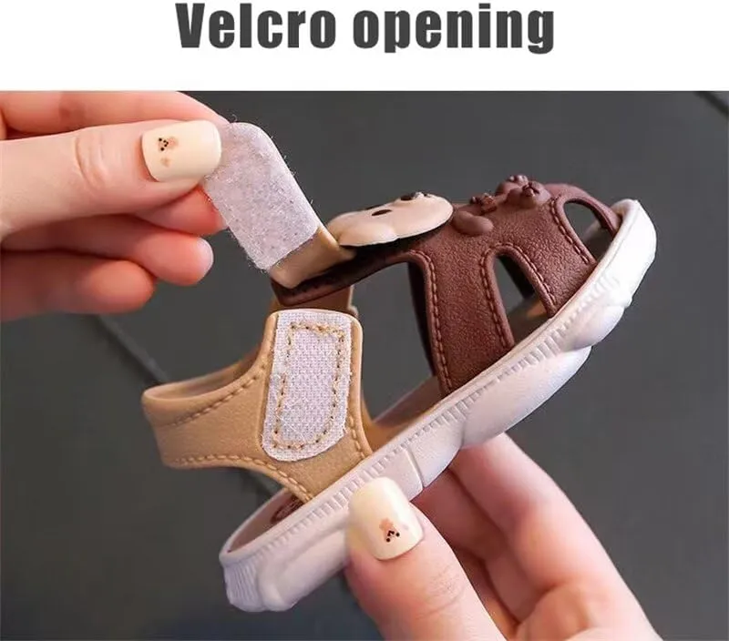 Infant Boys Girls Anti Slip Cartoon Sandals for Outdoor Walking