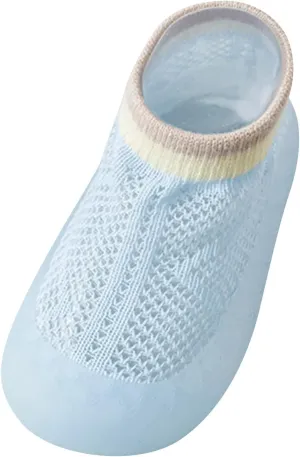 Infant Four Season Socks Shoes Sole Shoes Soft Toddler 0 to 36Months Socks Anklet Summer Solid Baby Rubber