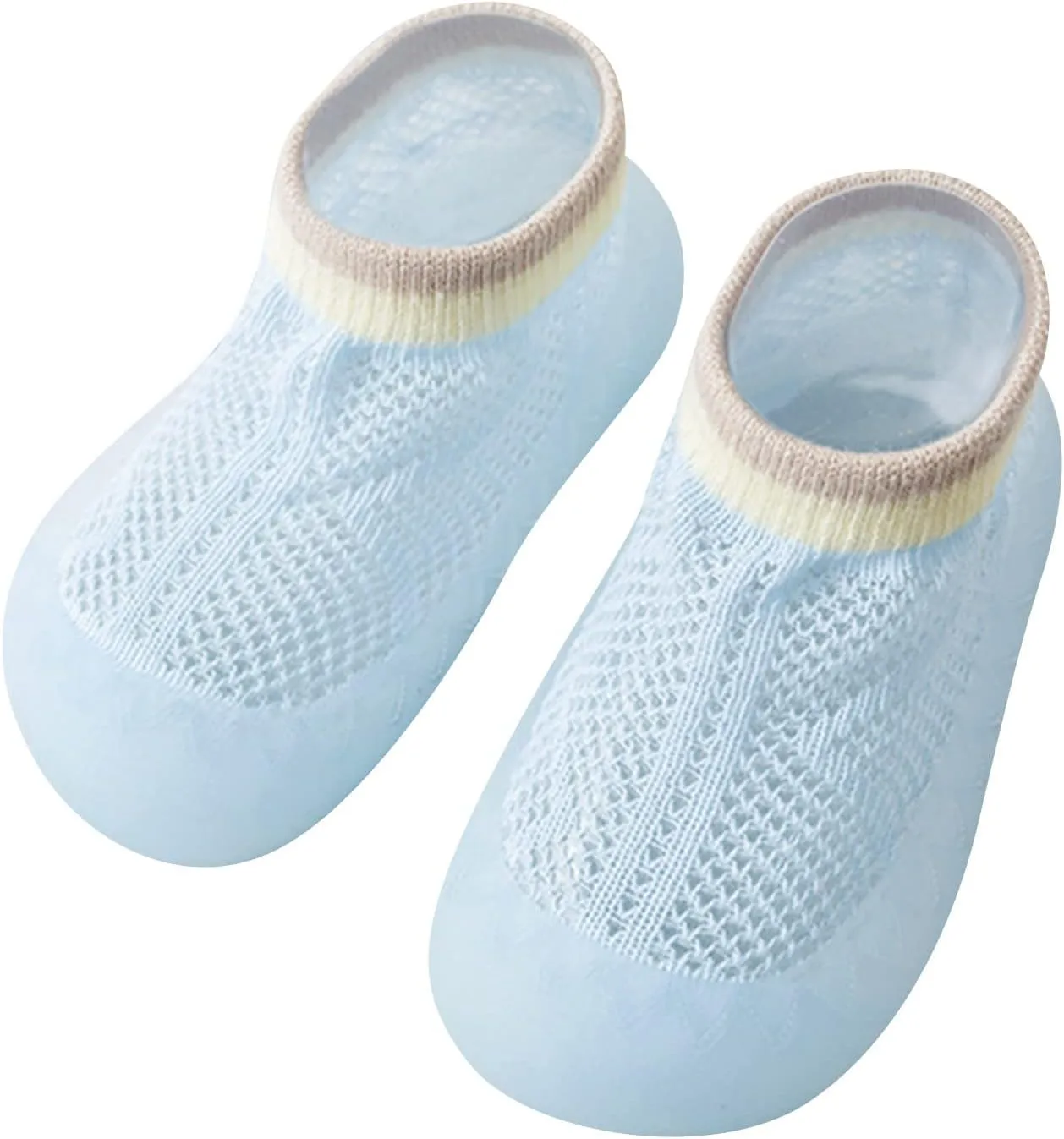 Infant Four Season Socks Shoes Sole Shoes Soft Toddler 0 to 36Months Socks Anklet Summer Solid Baby Rubber