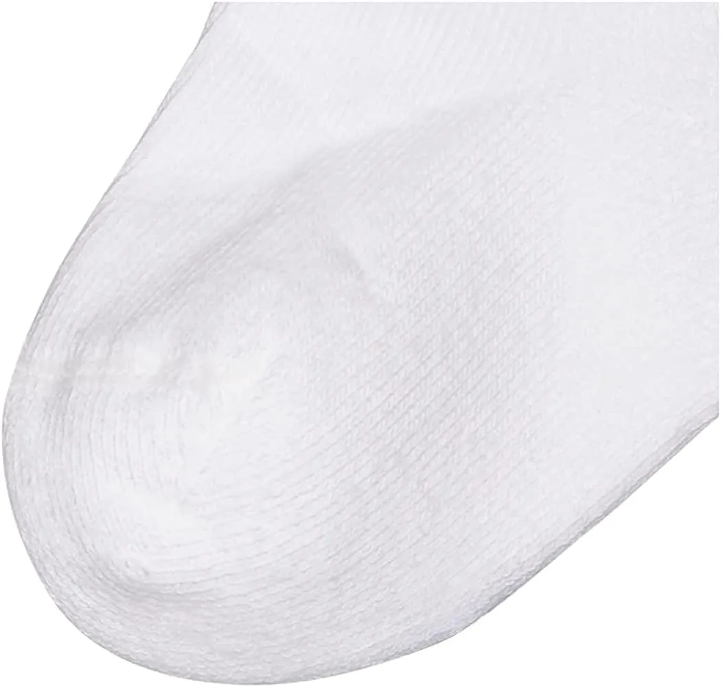 Jefferies Socks, Llc Unisex-baby Newborn 6 Pack Seamless Sport Half Cushion Low Cut Socks