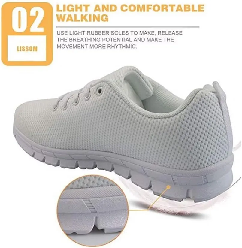 Jeiento Men's Running Shoes Walking Sneakers Non Slip Tennis Shoes Breathable Mesh Gym Sports Shoes for Women Workout Casual Shoes