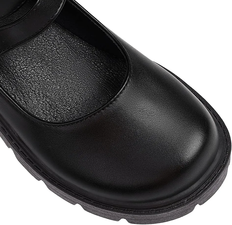 Mary Jane Platform Shoes for Women Wedges Lolita Shoes School Shoes