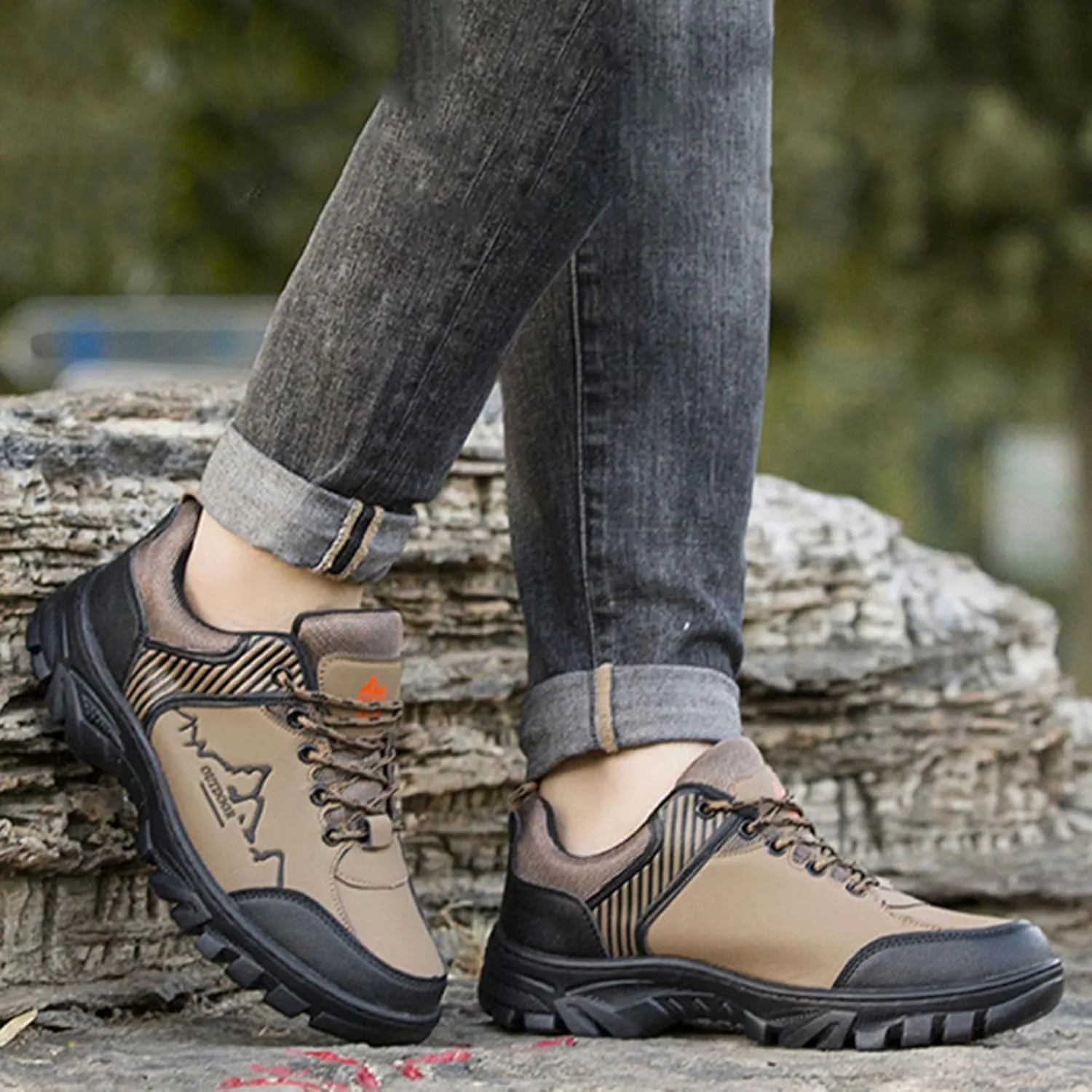 Men's Lightweight Breathable Sneakers for Running Hiking Casual Activities Comfortable Athletic Footwear