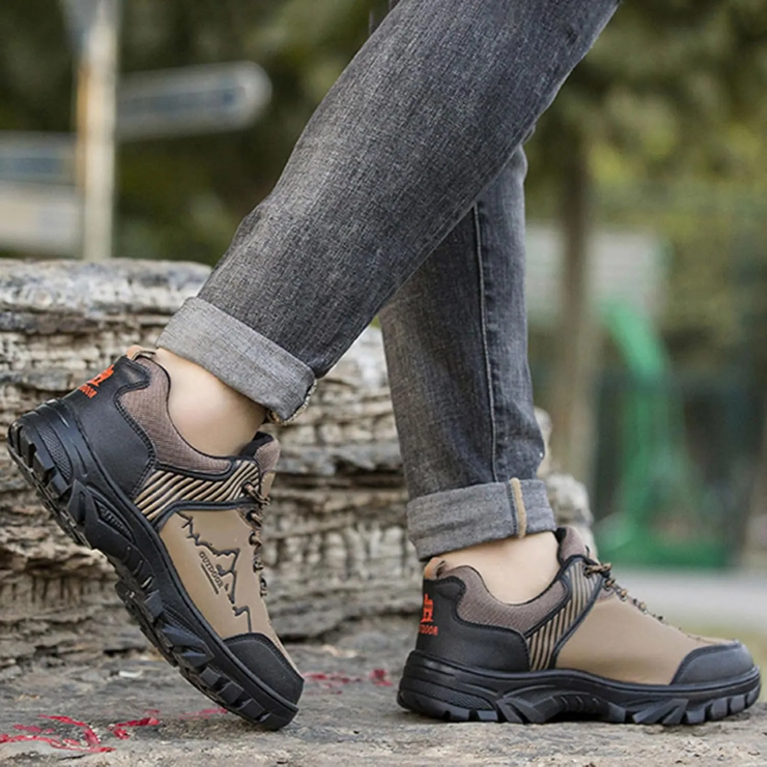 Men's Lightweight Breathable Sneakers for Running Hiking Casual Activities Comfortable Athletic Footwear