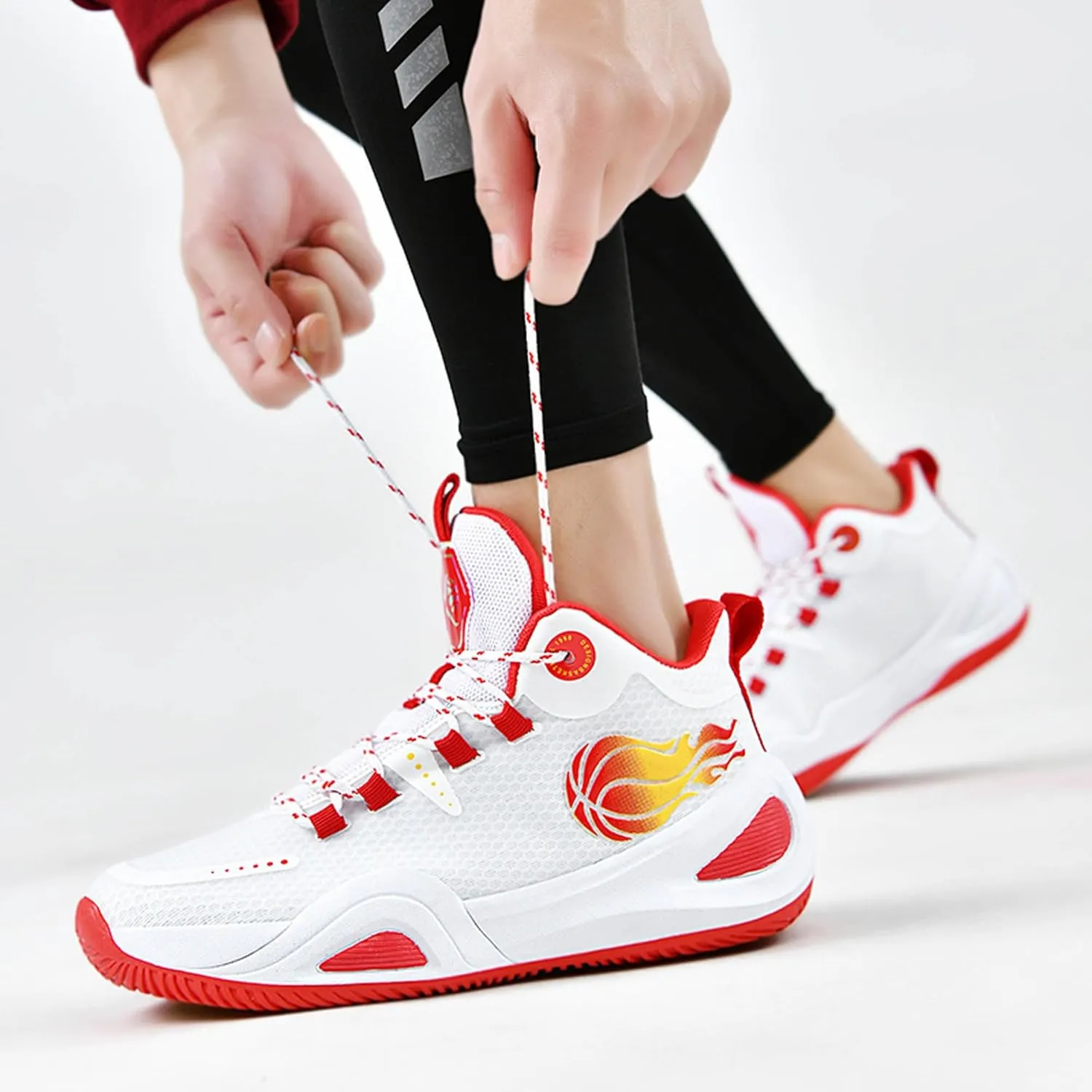 Men's Women's High Top Graffiti Anti Slip Training Basketball Shoes, Arch Support Casual Breathable Sports Running Shoes, Fitness Cushioning Walking Jogging Shoes