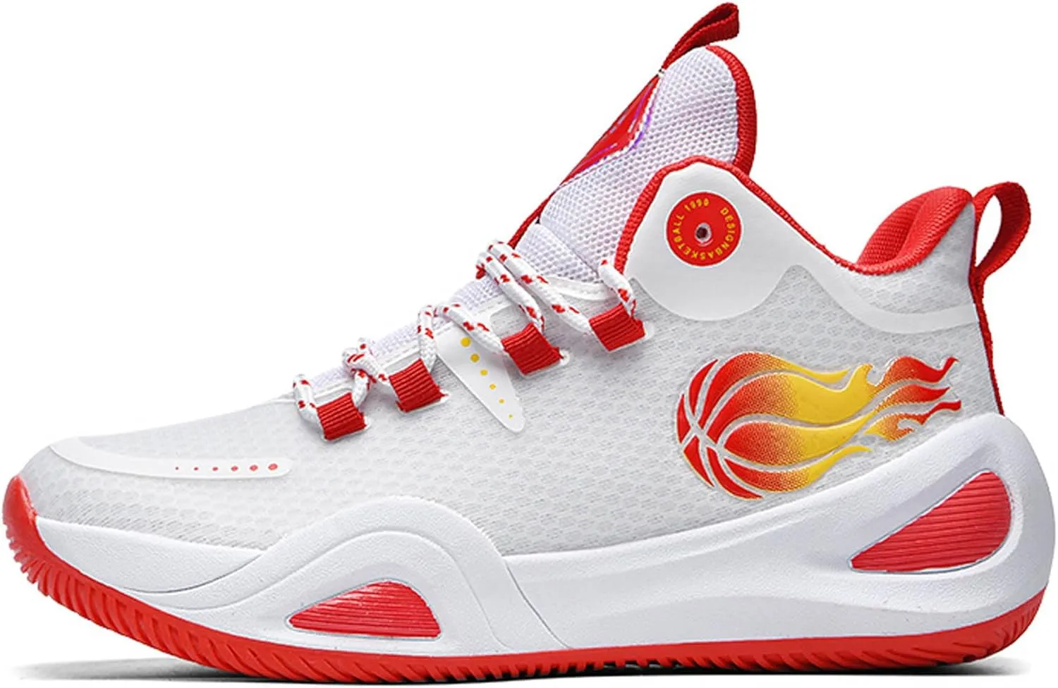 Men's Women's High Top Graffiti Anti Slip Training Basketball Shoes, Arch Support Casual Breathable Sports Running Shoes, Fitness Cushioning Walking Jogging Shoes