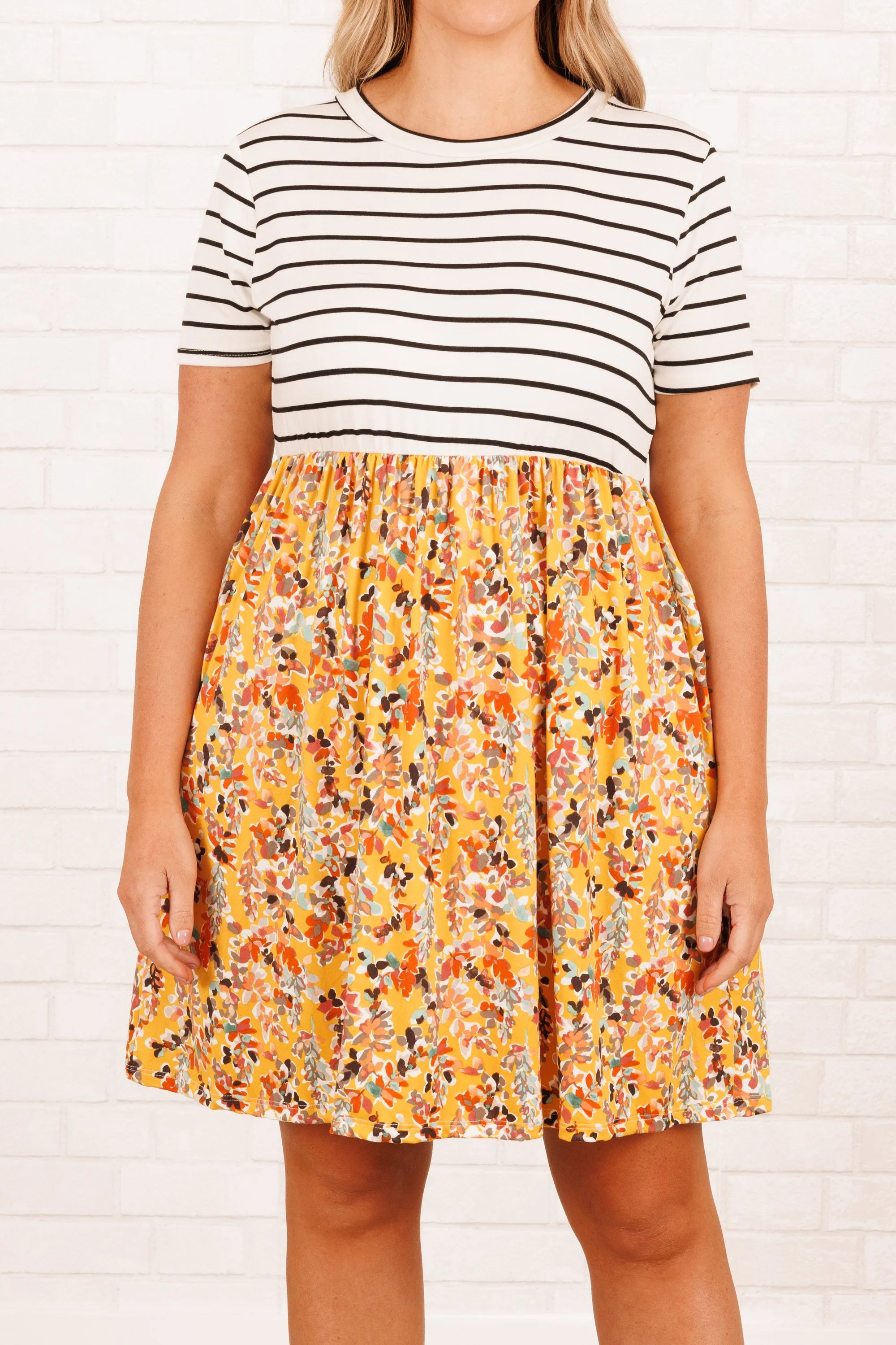 More Than Iconic Dress, Ivory-Butterscotch