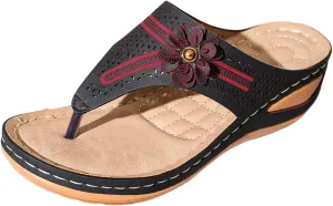Orthopedic Dressy Womens Wedge Sandals Summer Women Ladies Sandals Strap Flat Ankle Roman Casual Shoes Beach Sandals for Woman Ladies Black Sandals Orthopedic Sneakers for Women Sandals Women Black
