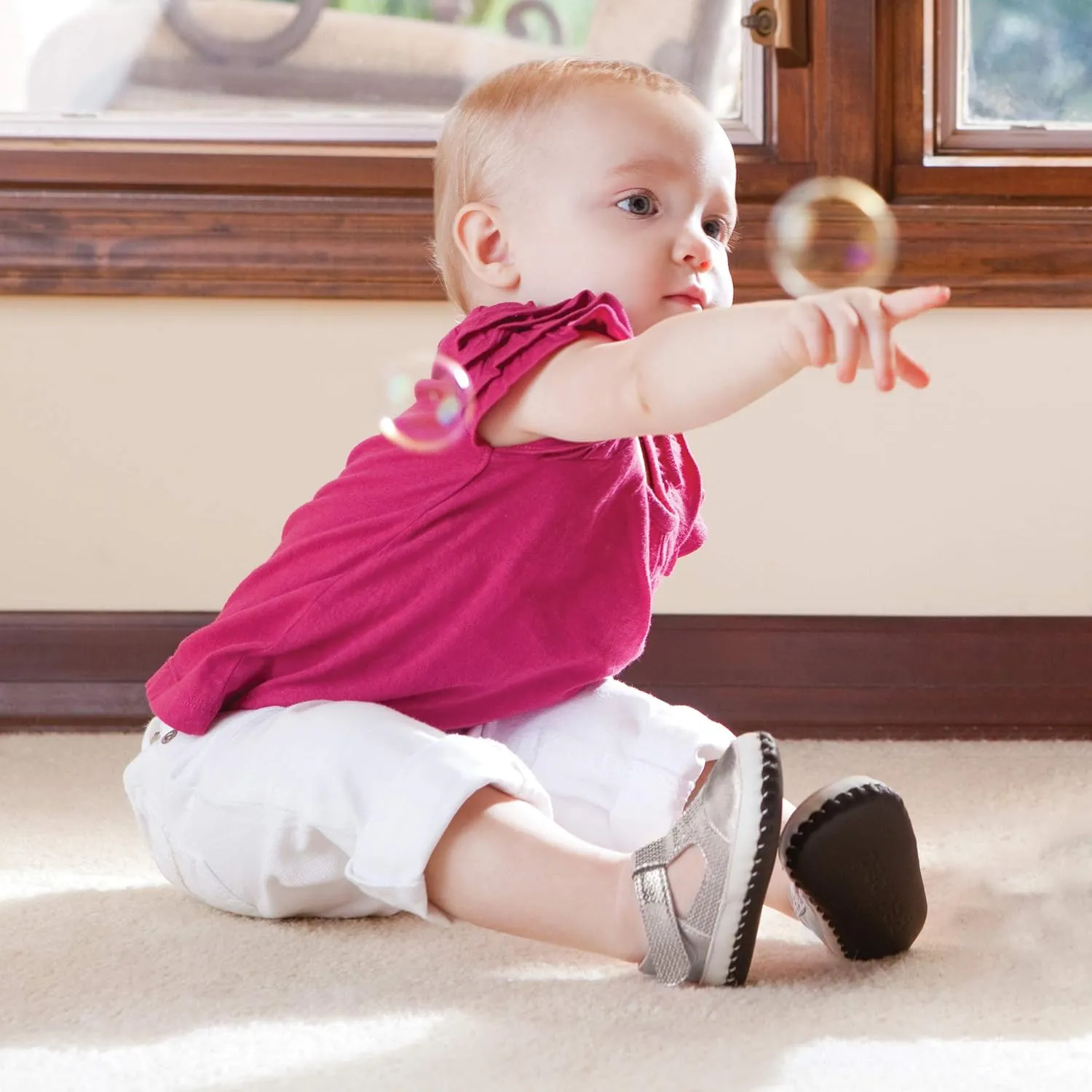 pediped Originals Ruby Crib Shoe (Infant)