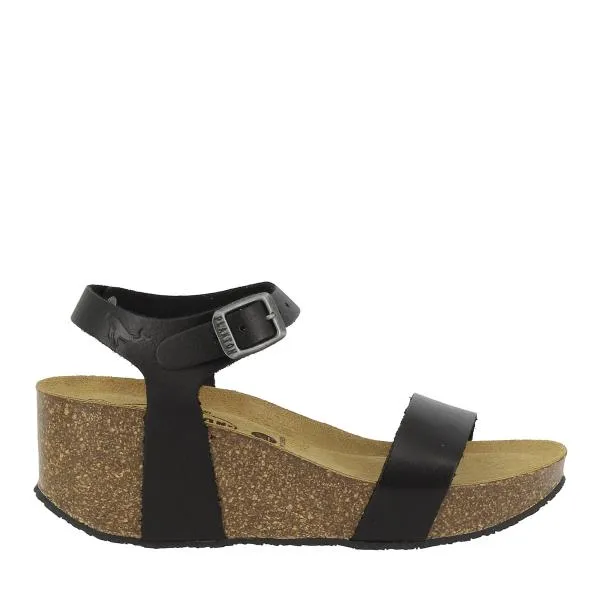 Plakton 873023 Black Slingback Wedges