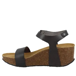 Plakton 873023 Black Slingback Wedges