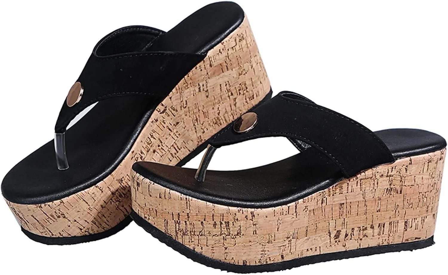 Sandals Lightweight Thong for Walking Slippers Outdoor Fashion Breathable Leisure Shoes Heel Casual Wedge Women's