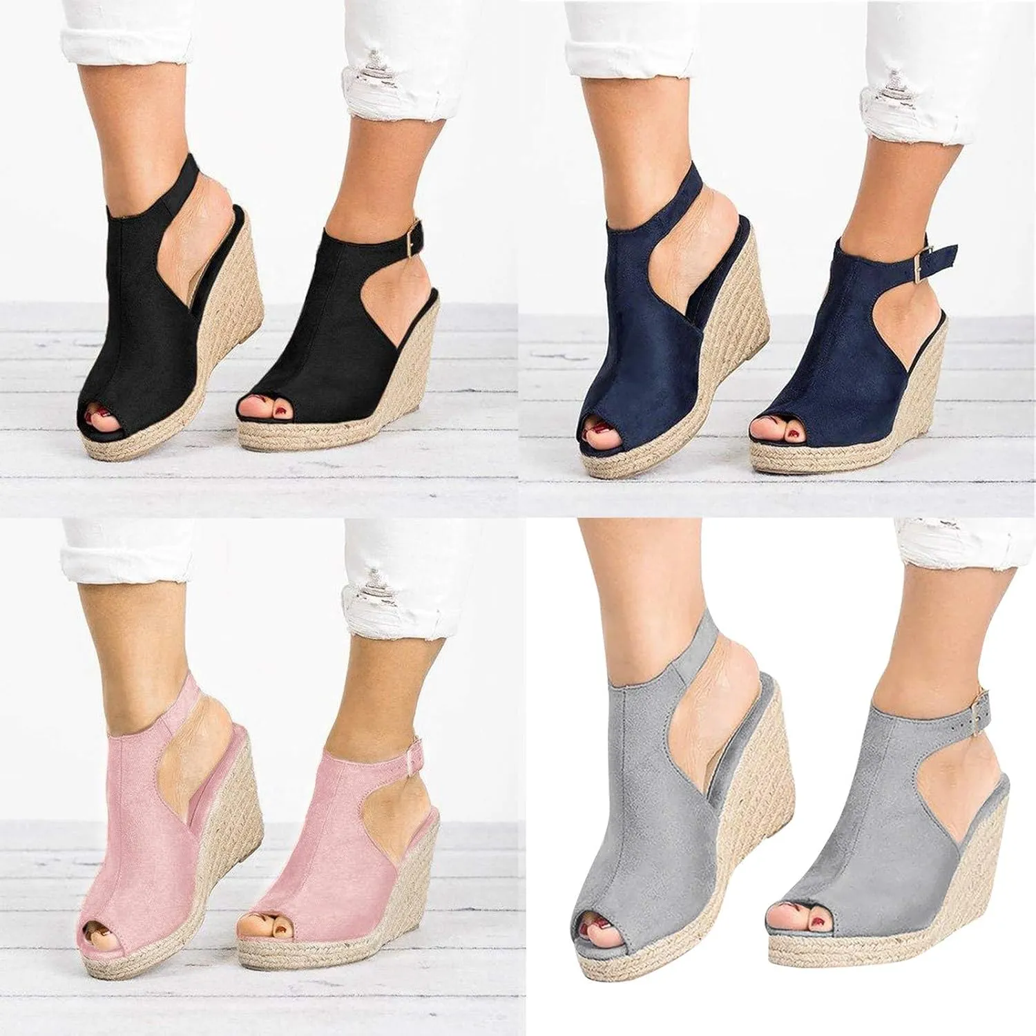 Shoes for Women Dressy, Womens High Retro Sandals Open Toe Lace Up Platform Heels Shoes Wedges Sandals