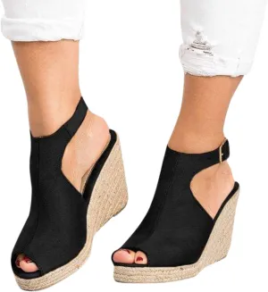 Shoes for Women Dressy, Womens High Retro Sandals Open Toe Lace Up Platform Heels Shoes Wedges Sandals