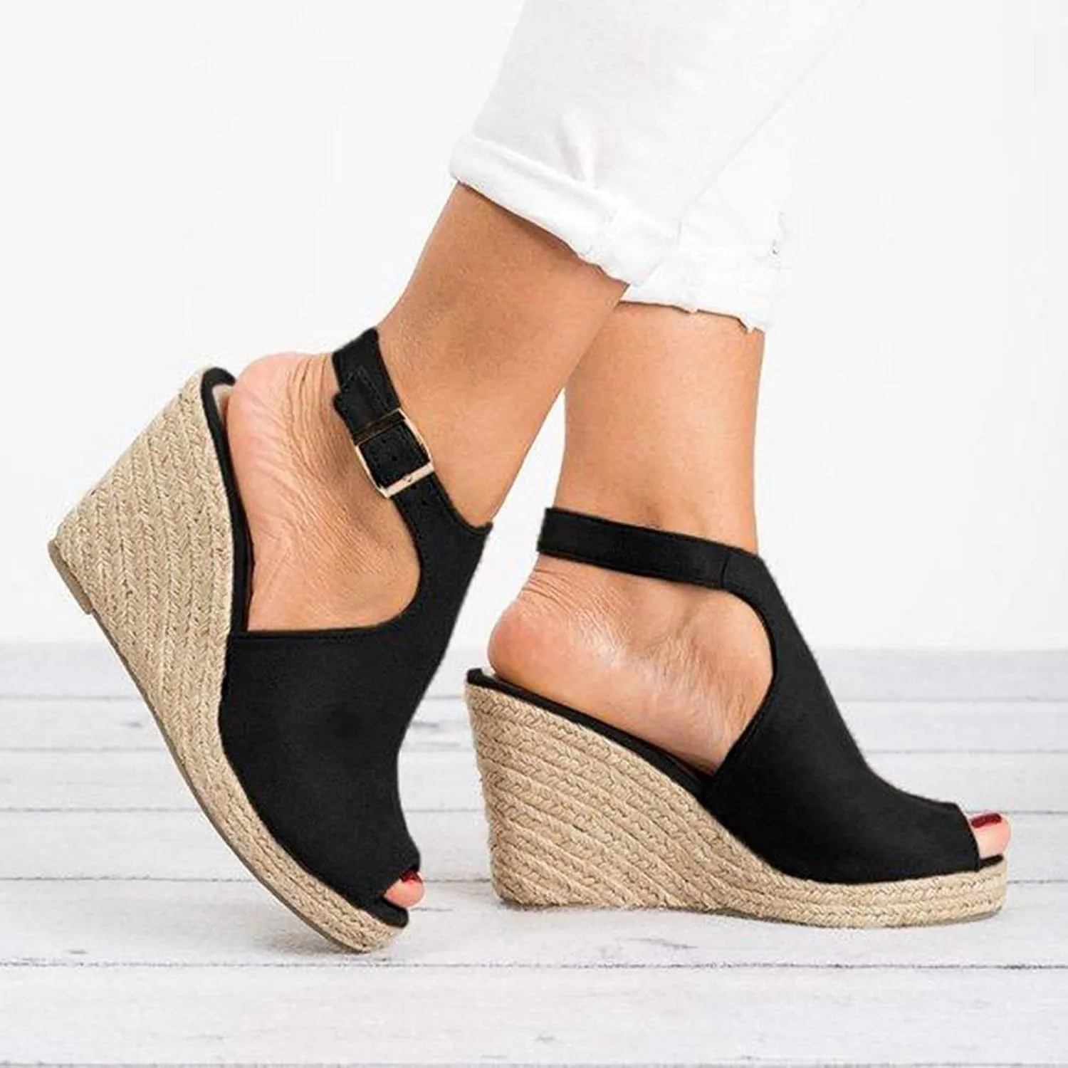 Shoes for Women Dressy, Womens High Retro Sandals Open Toe Lace Up Platform Heels Shoes Wedges Sandals