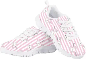 SYtrade Kids Girls Running Shoes Walking Sports Sneakers White Sole