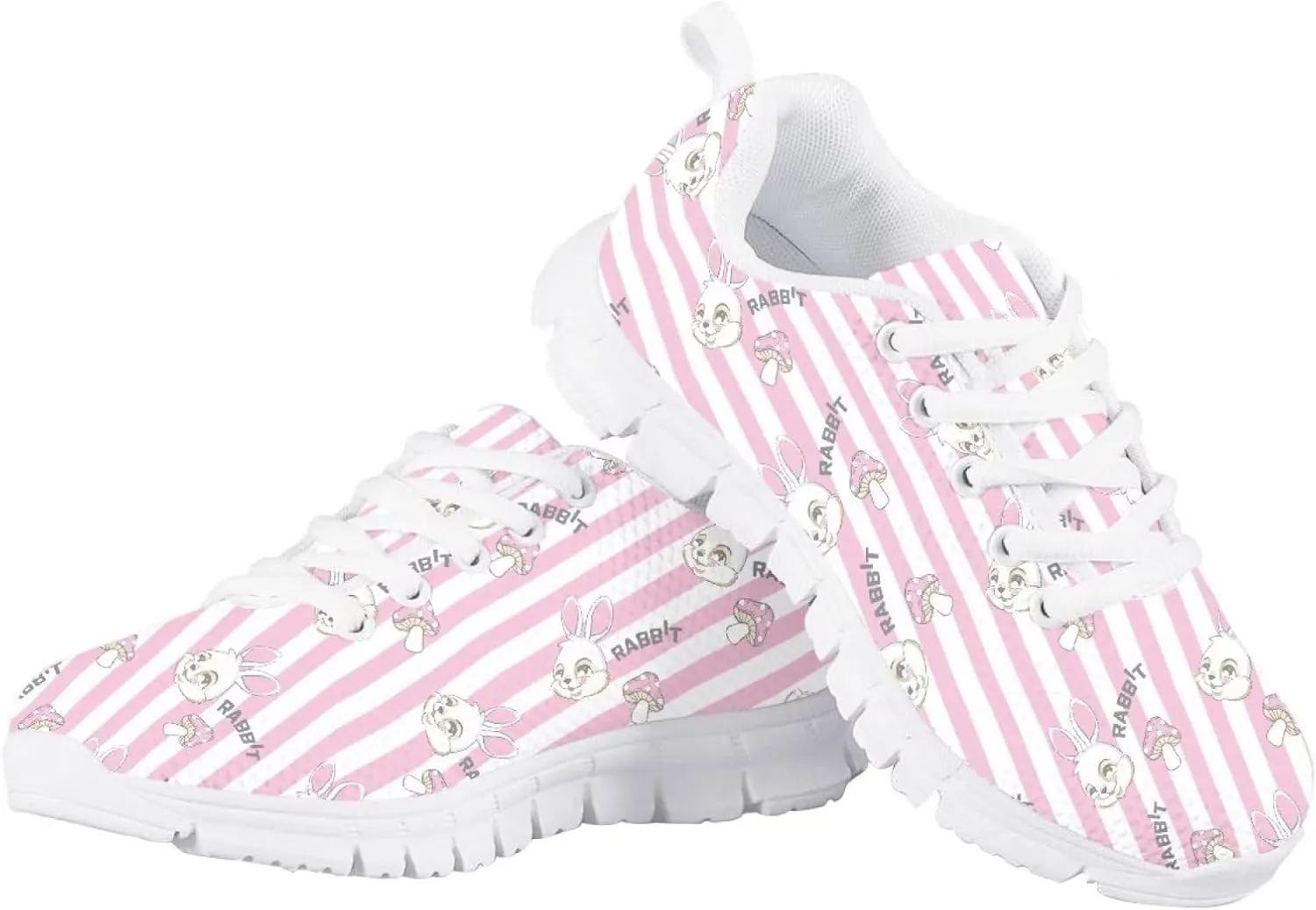 SYtrade Kids Girls Running Shoes Walking Sports Sneakers White Sole