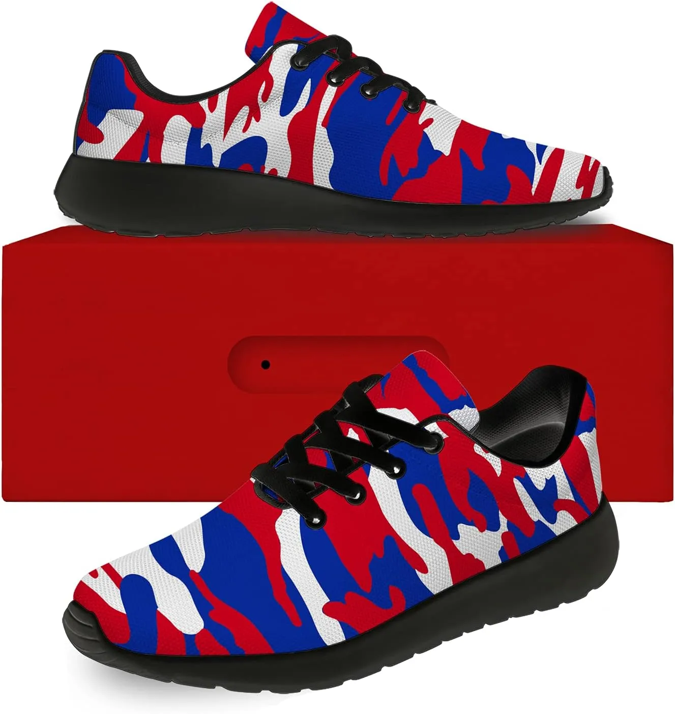 Unisex Camouflage Sneakers for Women & Men, Breathable & Lightweight, All Occasions