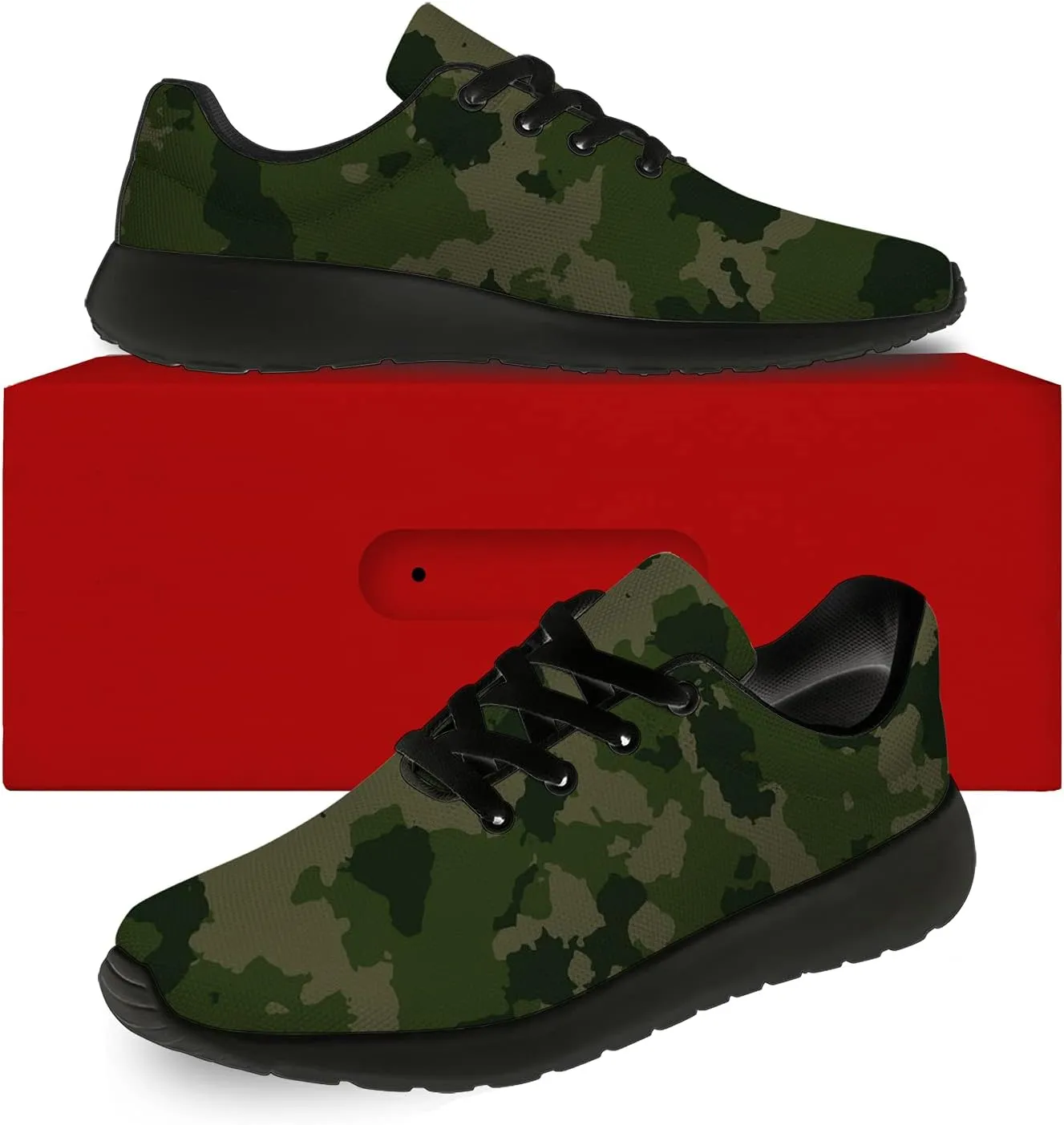 Unisex Camouflage Sneakers for Women & Men, Breathable & Lightweight, All Occasions