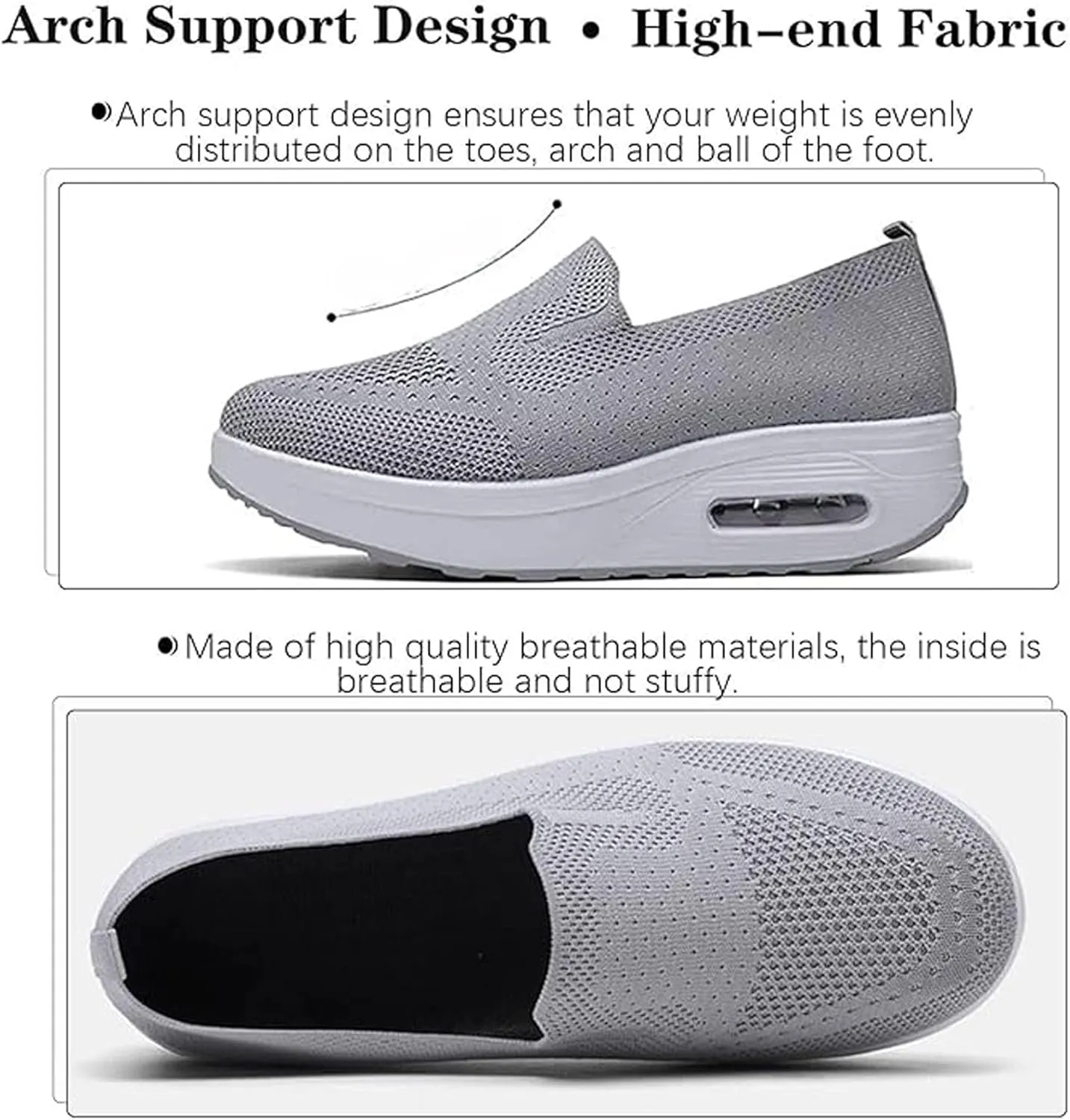 Vogany Shoes Orthopedic Sneakers Women,Women's Orthopedic Woven Breathable Soft Sole Shoes Outdoor Light Sliding Shoes