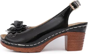 Wedge Sandals for Women Summer Dressy Open Toe Ankle Strap Slingback Chunky Block High Heeled Platform Sandal Summer Dress Pump Shoes