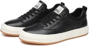 White Outdoor Sport Sneakers for Men Leather Upper Lace Up Leather Elastic Sole Casual Sneaker Tenis para Hombre Designer Skate Shoes
