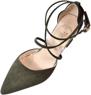 Women's Fashion Casual Pointed Toe Square Heel Wedding Shoes High Heel Sandals Wedges Sandals for Women Dress