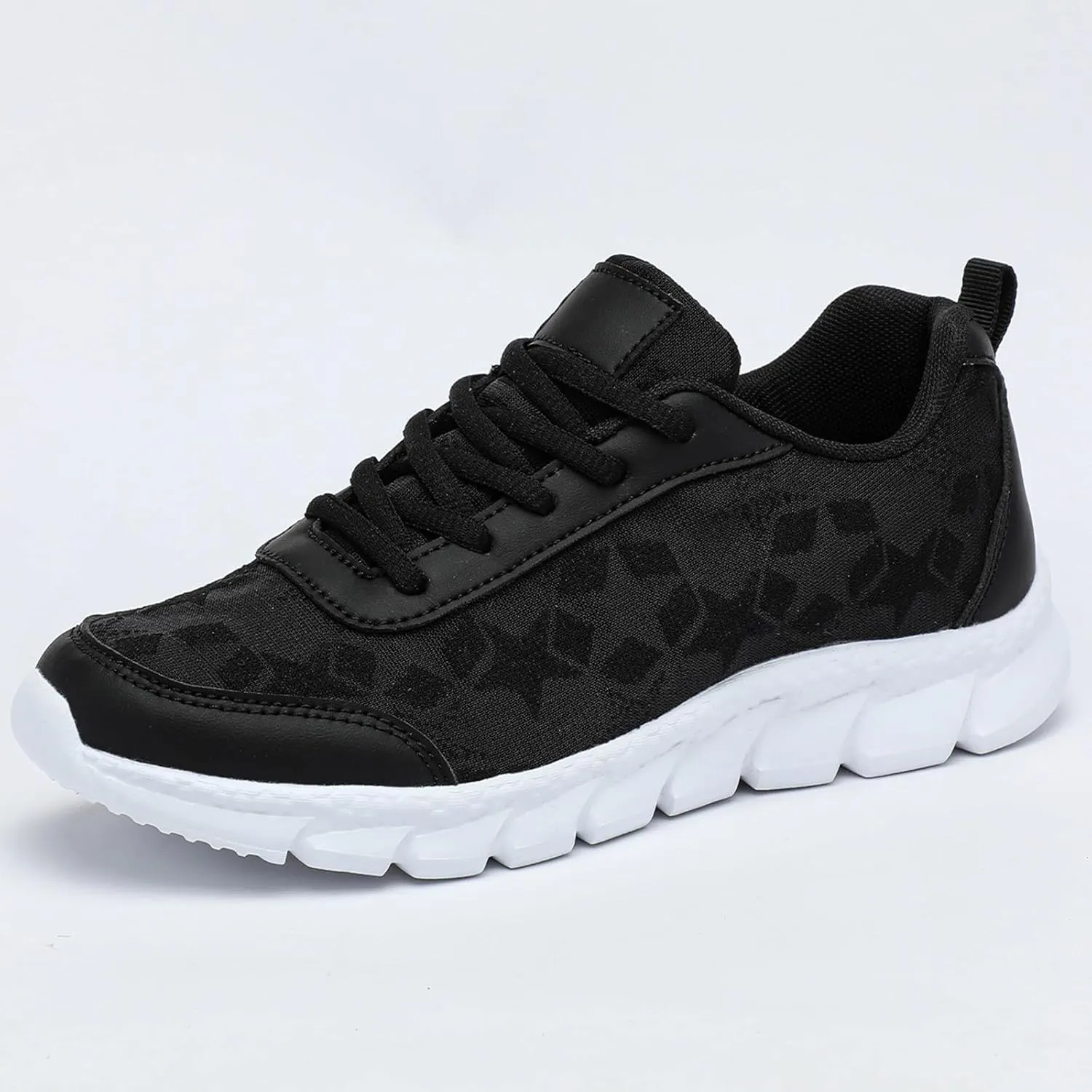 Women's Luxurious Orthopedic Sneakers, Hollow Breathable Mesh Shoes, Fashion Hollow Lace Print Shoes for Women